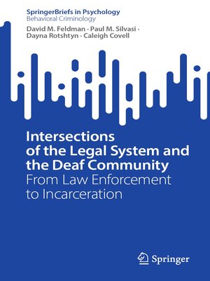 cover image of Intersections of the Legal System and the Deaf Community